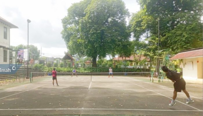 PT Timah Dorong Kemajuan Olahraga Lewat Fasilitas Lapangan Tenis MTI