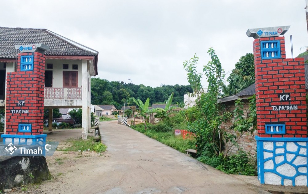 PT Timah Bangun Gapura di Kawasan Tanjung Pakdan