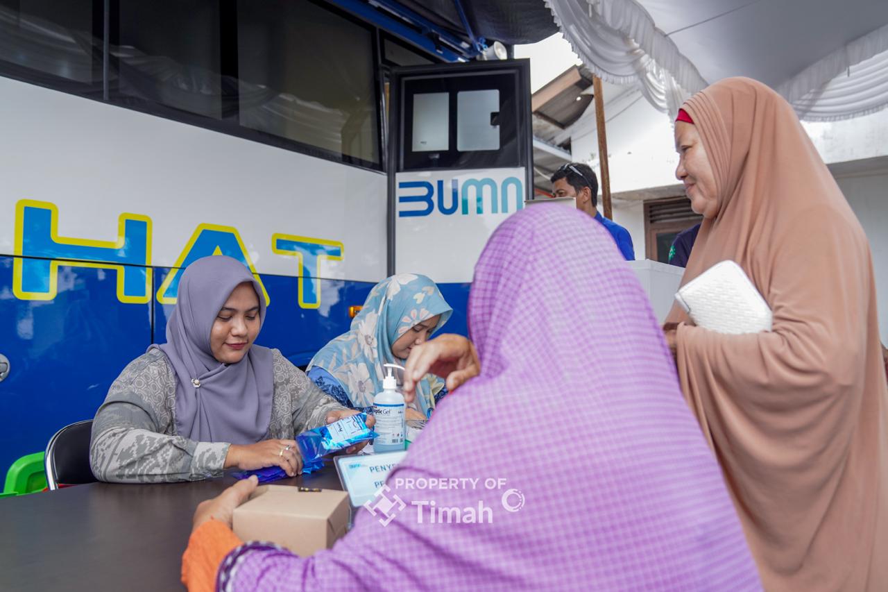 Mobil Sehat PT Timah Layani Ratusan Warga Belinyu, Berikan Kesehatan Gratis dan Sembako