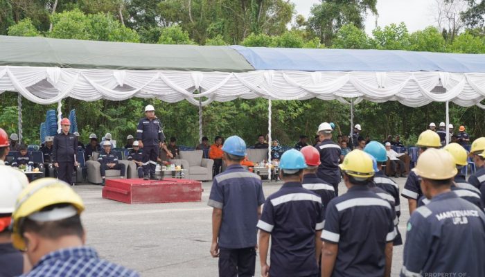 Peringati Bulan K3 Nasional, PT Timah Area Bangka Utara Gelar Apel Hingga Bagi Sembako untuk Masyarakat