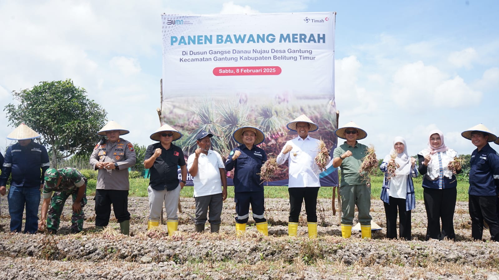 Panen Bawang Merah di Beltim, Bukti Nyata Pemberdayaan Masyarakat untuk Ketahanan Pangan