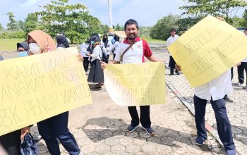 Tak Lulus PPPK, Ratusan Honorer Geruduk DPRD Bangka Selatan