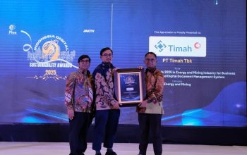 PT Timah Sabet Penghargaan Digital Sustainability Awards 2025 Kategori Energi dan Pertambangan