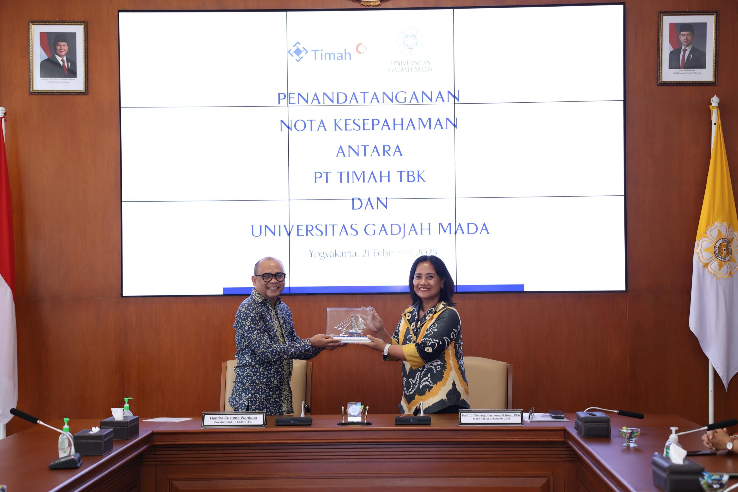 PT Timah dan UGM Jalin Kerjasama untuk Pendidikan dan Inovasi