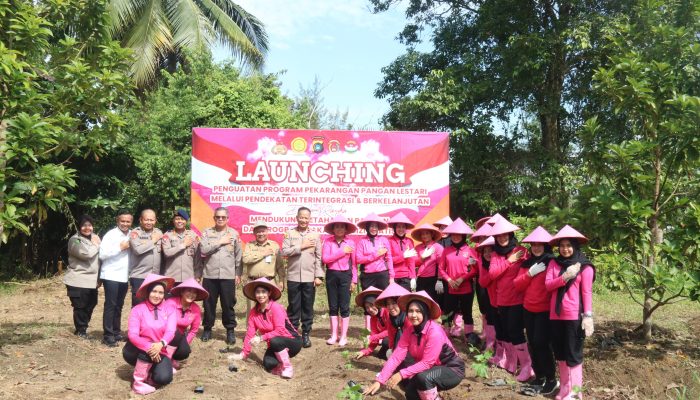 Polda Babel Manfaatkan Lahan Kosong untuk Tanam Sayur dan Budidaya Ikan