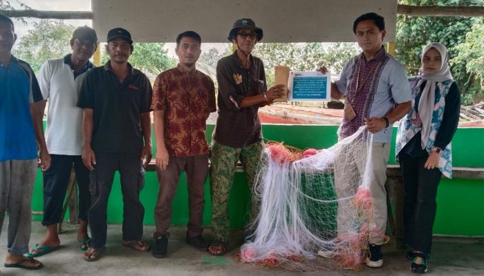 Rezeki Nomplok, Nelayan Batu Tuan II Dapat Jaring Udang Baru dari PT Timah