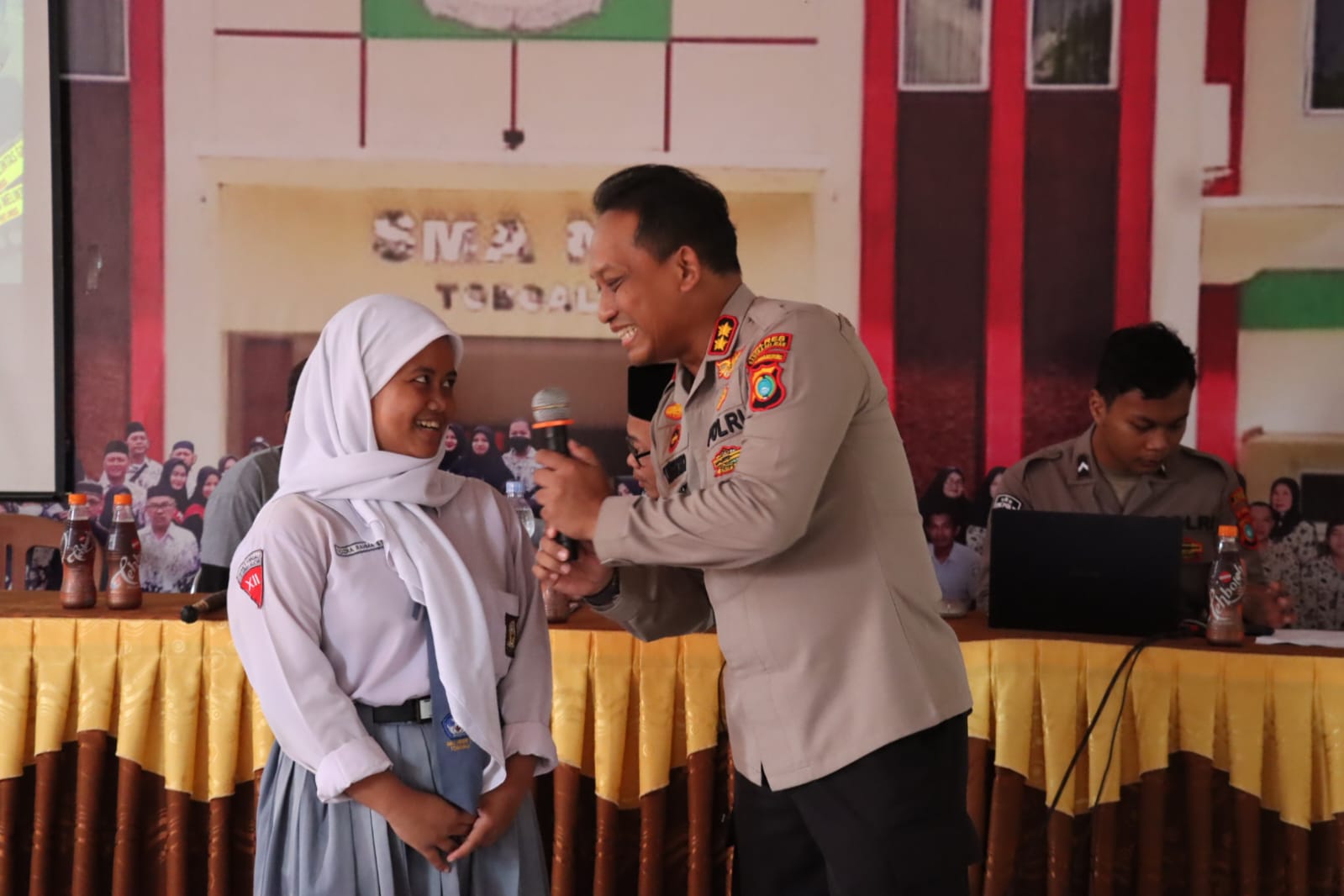 Polres Basel Sambangi Sekolah, Ajak Pelajar Tolak Aktivitas Negatif