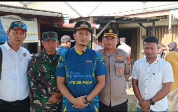 Ratusan Warga Parittiga Terima Bantuan Sembako dari Jurnalis dan Mitra