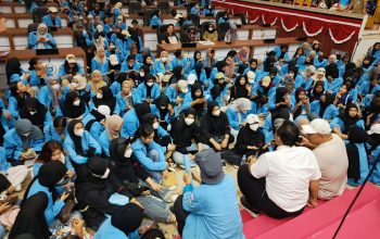 Ratusan Mahasiswa UBB Geruduk DPRD Babel, Protes Kebijakan Pemerintah terkait Anggaran Pendidikan
