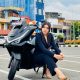 Bundaran Satam Jadi Catwalk Dadakan untuk New Honda PCX 160