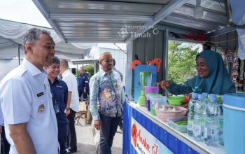 Sentra UMKM PT Timah, Tingkatkan Peluang Usaha bagi Pengusaha Lokal di Nelayan II Sungailiat