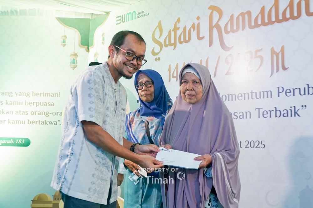 Wujud Apresiasi di Bulan Ramadan, PT Timah Beri Tali Asih untuk Guru Ngaji di Bangka Barat