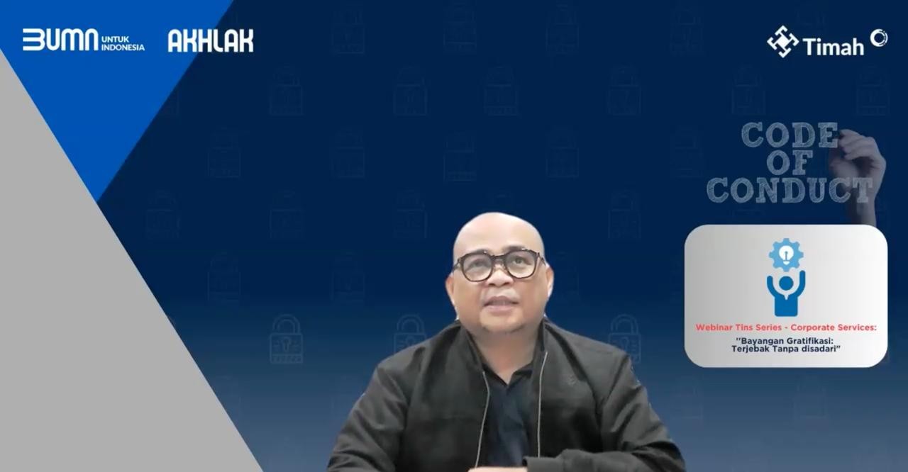 PT Timah Gelar Webinar Bayangan Gratifikasi untuk Perkuat Integritas Perusahaan