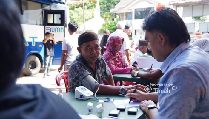 Mobil Sehat PT Timah Bawa Kebahagiaan bagi Warga Tanjung Ketapang