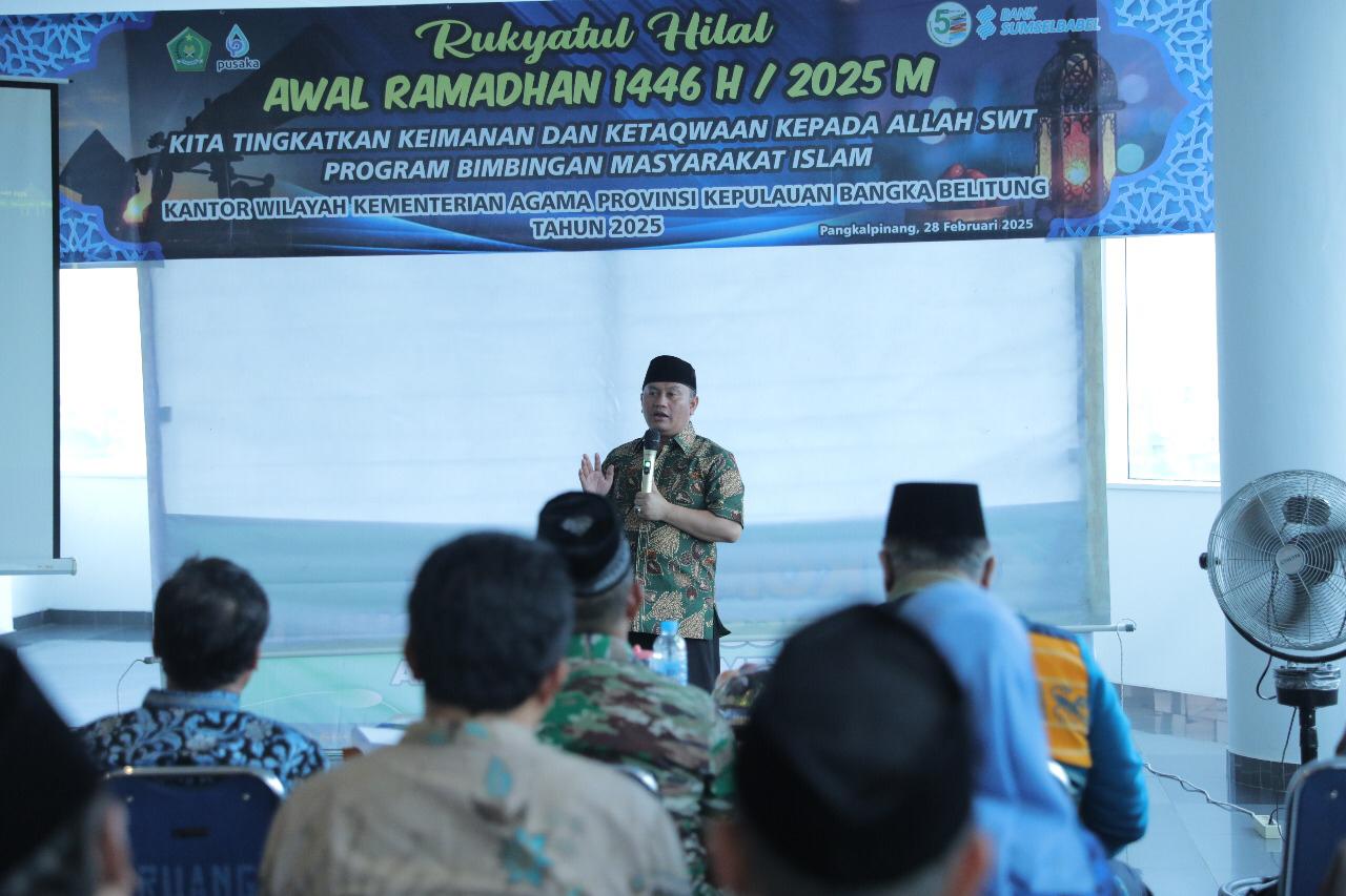 Meski Hilal Tak Terlihat di Babel, Sidang Isbat Tetapkan 1 Maret 2025 Sebagai Awal Ramadan