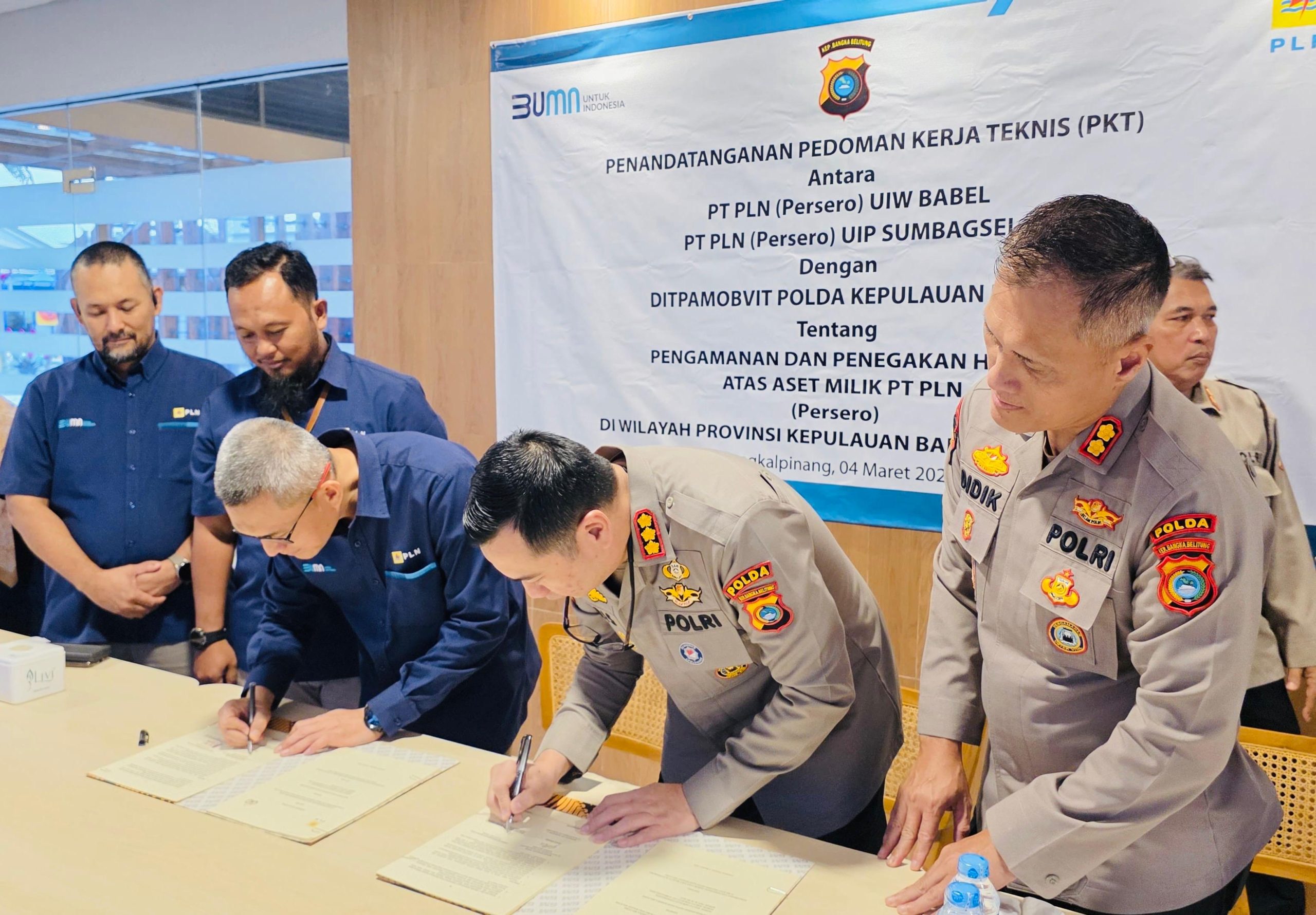 Jaga Pasokan Listrik Selama Ramadan, PLN dan Polda Babel Perkuat Kolaborasi 