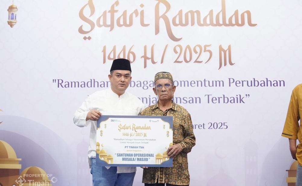 Berkah Ramadan, PT Timah Salurkan Bantuan untuk Musala Al Falah di Belitung Timur
