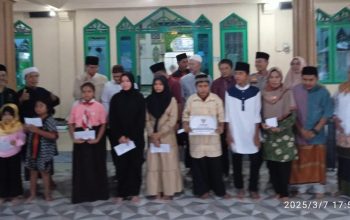 Safari Ramadan Baznas Bangka Barat: Tebar Berkah, Santuni Anak Yatim dan Keluarga Prasejahtera