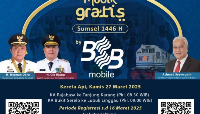 Bank Sumsel Babel Fasilitasi Mudik Gratis Lebaran 2025
