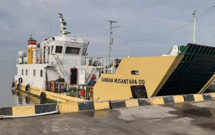 Resmi Beroperasi, KM Gandha Nusantara 09 Siap Layani Rute Penyeberangan Gratis Antar Pulau di Bangka Selatan