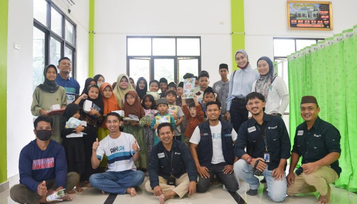PT Timah Tebar Keceriaan Ramadan, Santuni Anak Yatim dan Piatu di Desa Mayang