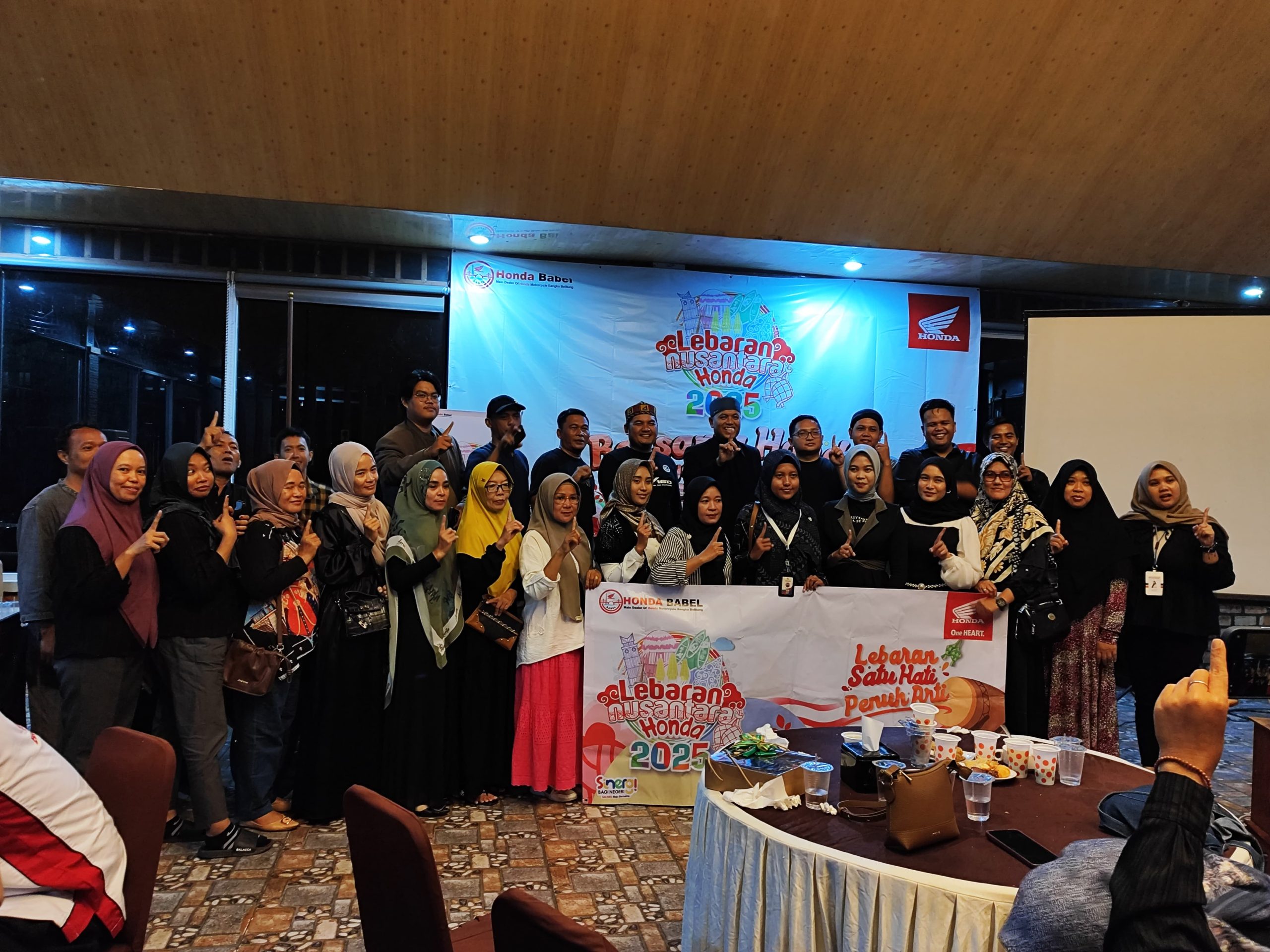Pererat Silaturahmi dengan Konsumen, Honda Babel Gelar “Lebaran Nusantara Honda” di Sungailiat
