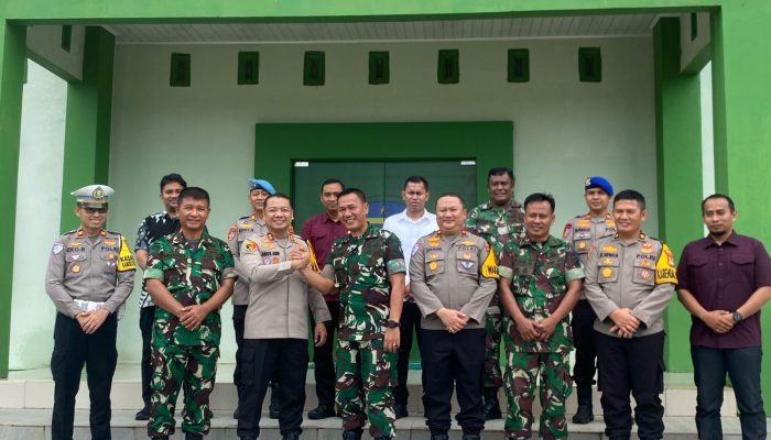 Dandim 0432/Basel Pastikan Sinergi TNI-Polri Tetap Solid di Bawah Kepemimpinan Kapolres Baru