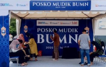 PT Timah dan Mitra BUMN Sediakan Posko Mudik dengan Fasilitas Lengkap di Trans Sumatera