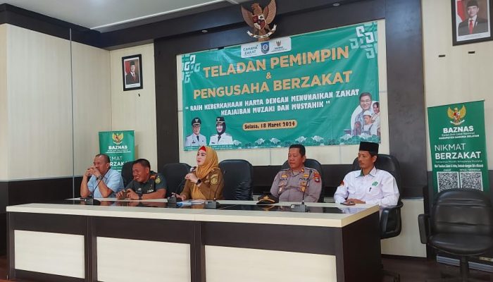 Debby Ajak Masyarakat, Pemimpin dan Pengusaha di Basel Tunaikan Zakat Melalui Baznas