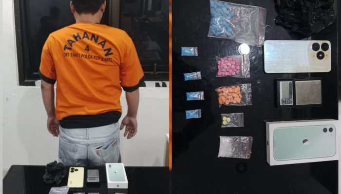 Simpan Puluhan Gram Narkoba, Rikkie Tak Berkutik Saat Digerebek Polisi