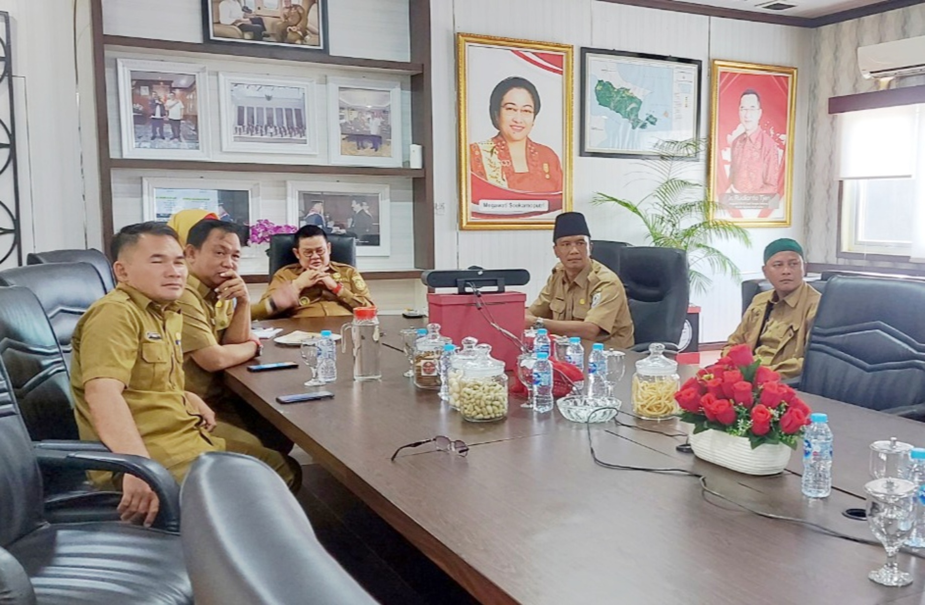 Riza-Debby Ikuti Rakor Virtual Pasca Pelantikan Kepala Daerah