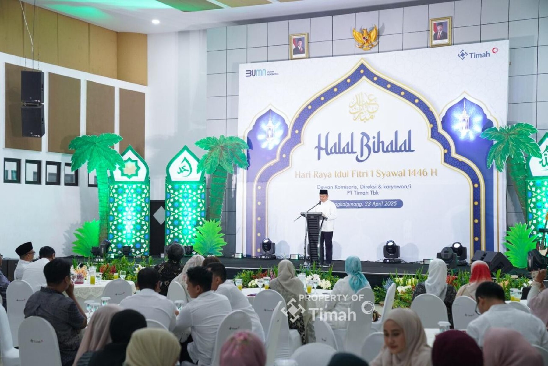 Jalin Keakraban Pasca Lebaran, PT Timah Gelar Halal Bihalal Bareng Karyawan dan Pimpinan
