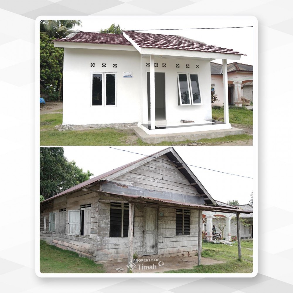 PT Timah Bangun Puluhan Rumah Layak Huni untuk Masyarakat di Babel dan Riau