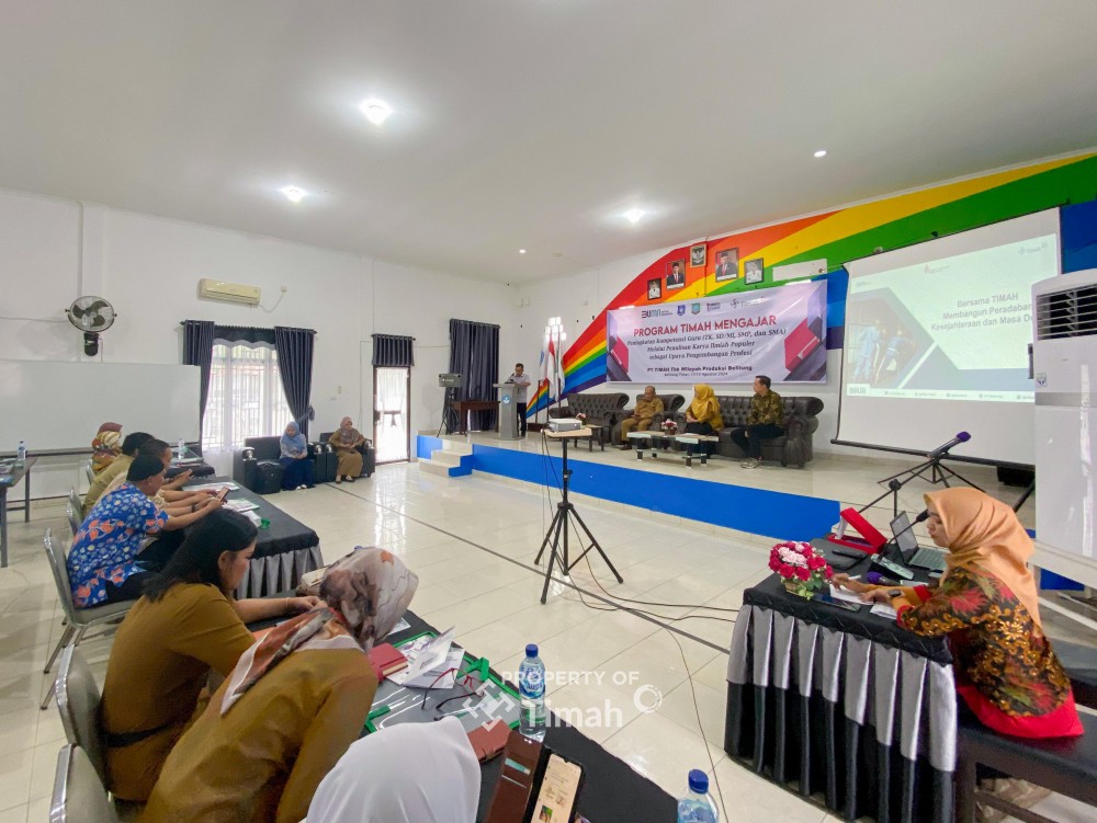 Tak Cuma Tambang, PT Timah Juga Peduli Pendidikan Lewat Program Timah Mengajar