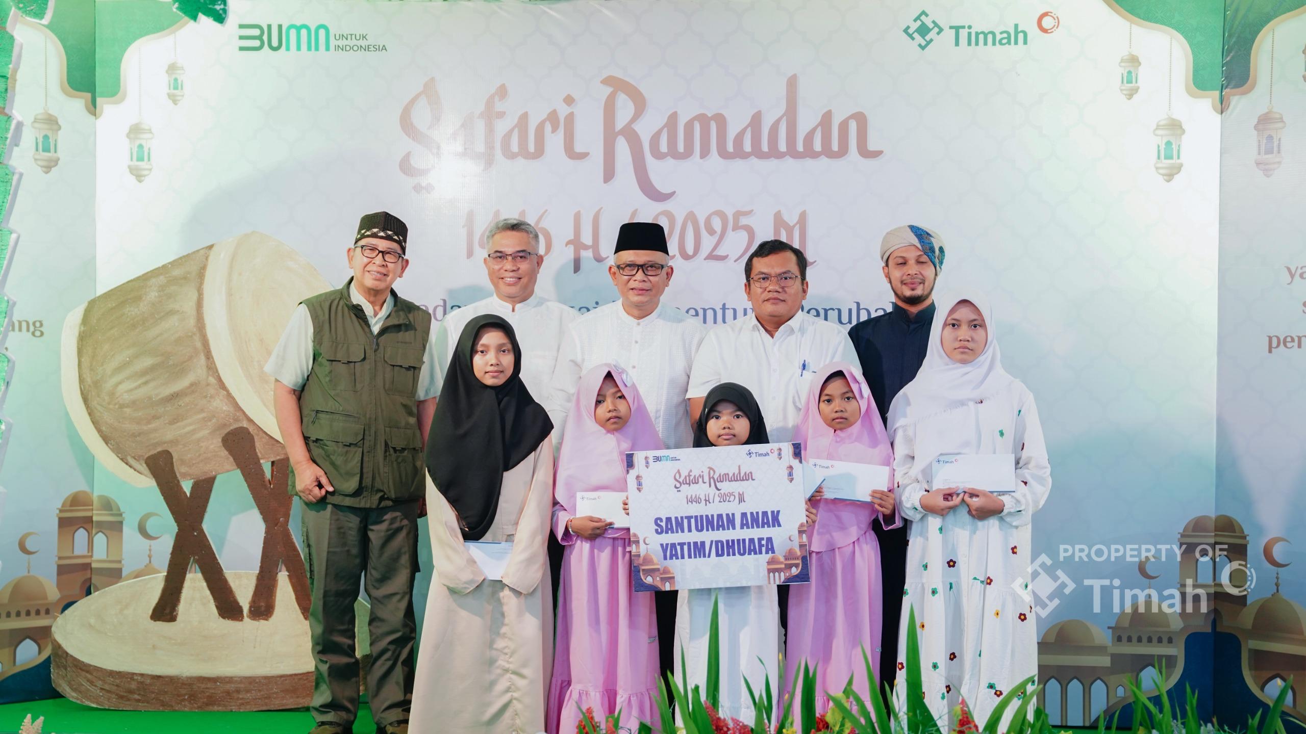 Berbagi Berkah Ramadan, PT Timah Santuni Ribuan Anak Yatim di Tiga Provinsi