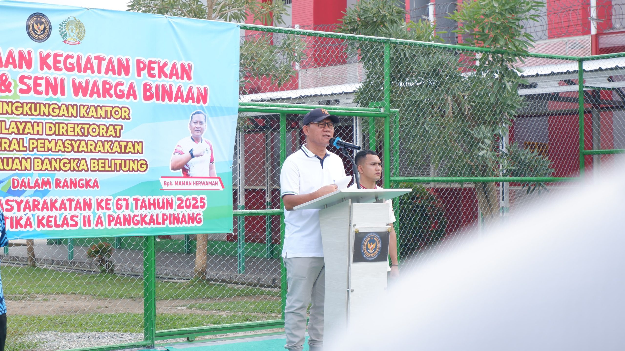 Kakanwil Kemenkumham Babel Buka PORSENI HBP Ke-61 di Lapas Narkotika Pangkalpinang