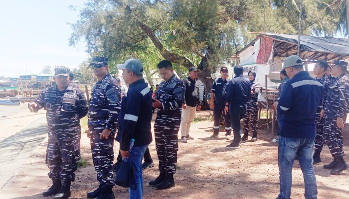 Kedatangan Mabes TNI AL dan PT Timah Tbk di Pesisir Sukadamai Curi Perhatian, Pihak PT Timah Enggan Berkomentar
