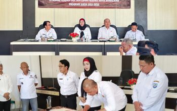 Kawal Pengelolaan Dana Desa Lebih Transparan, Pemkab Basel dan Pemdes Teken MoU dengan Kejari