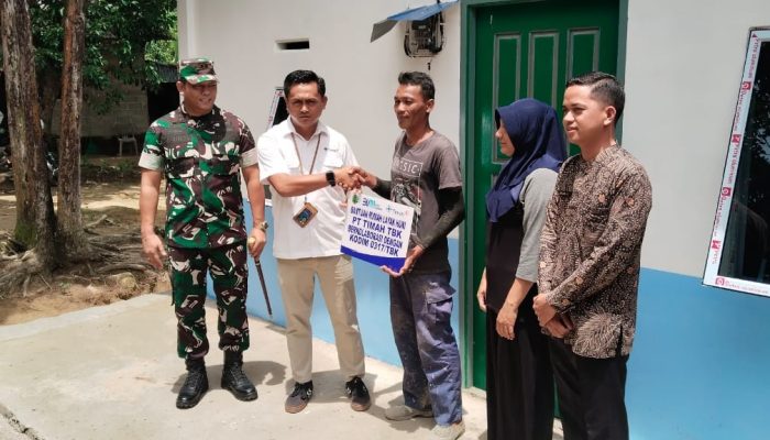 Bersama Kodim 0317/TBK, PT Timah Wujudkan Impian Nasir Miliki Rumah Layak Huni