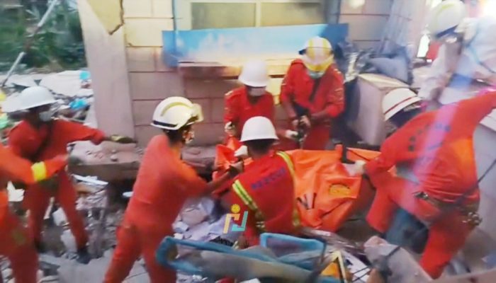 Tim INASAR Berhasil Evakuasi 3 Jasad Korban Gempa Myanmar di Tengah Reruntuhan