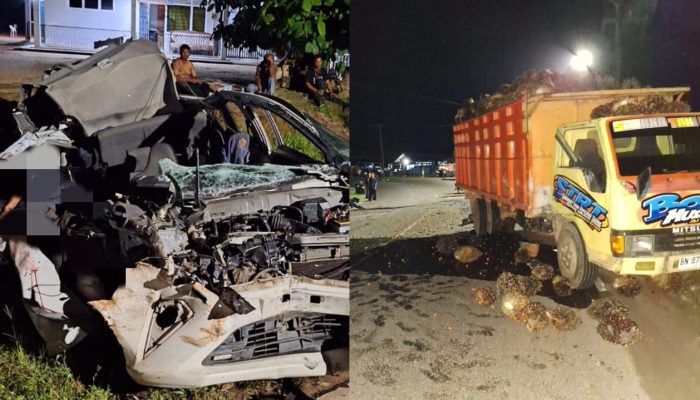 BREAKING NEWS: Kecelakaan Truk Sawit Vs Minibus di Keposang, Satu Tewas dan Satu Kritis
