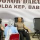 Kapolda Babel Pimpin Aksi Donor Darah di Gedung Tribrata