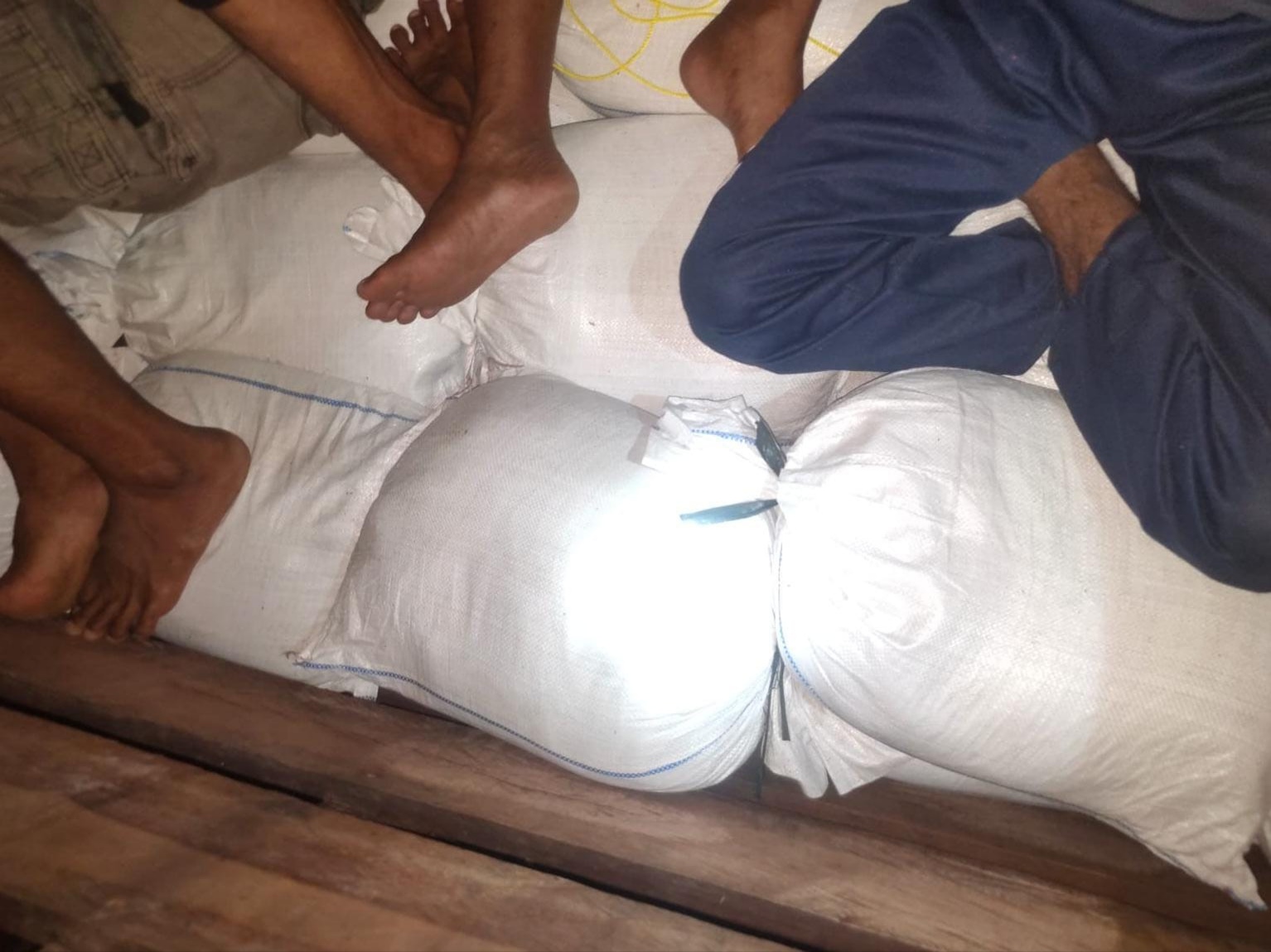 Lagi, Kapal Bermuatan 5 Ton Pasir Timah Ilegal Diamankan di Mentok