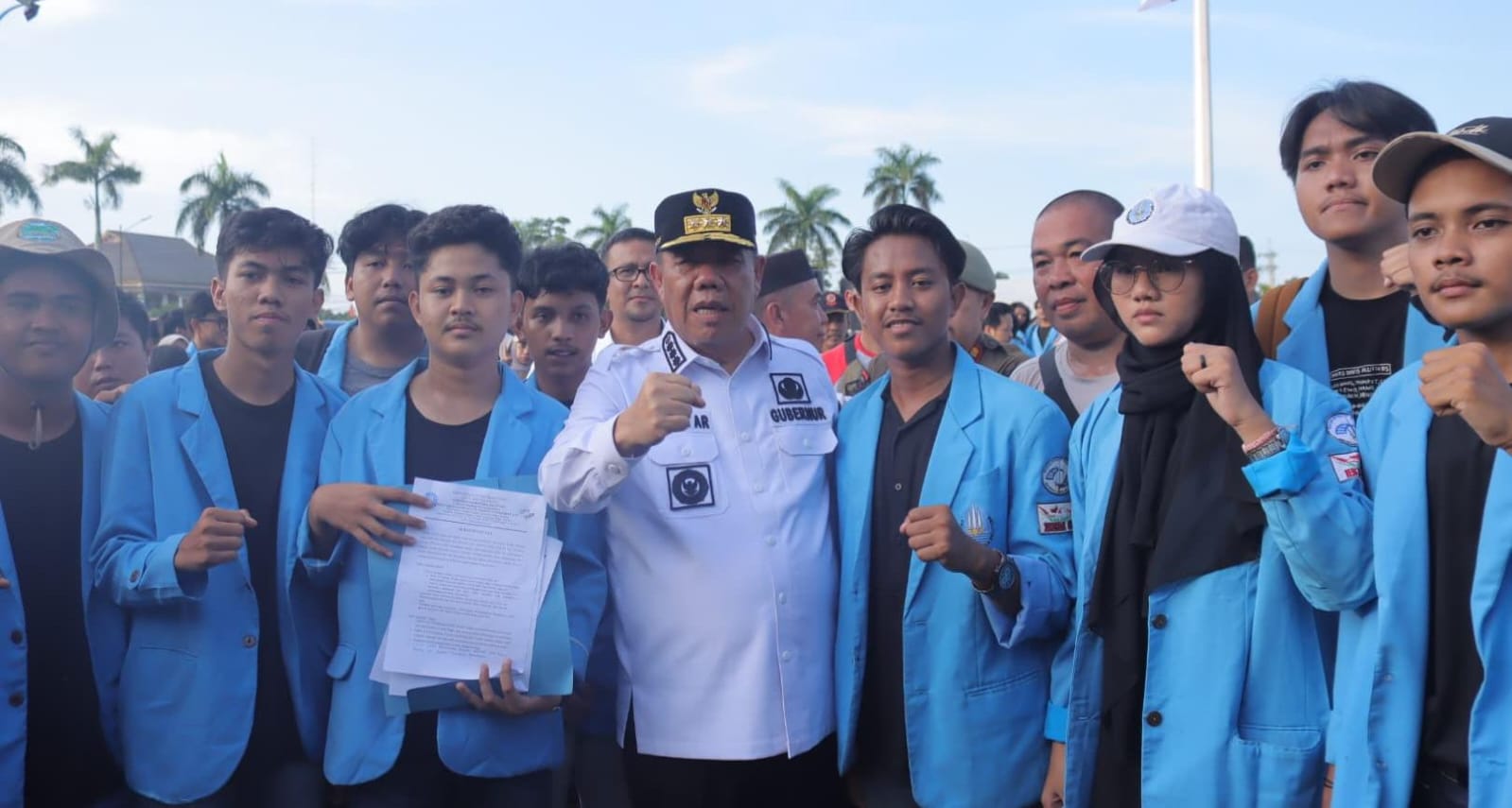 Gubernur Hidayat Arsani Terima Aspirasi Mahasiswa UBB, Janji Benahi Babel