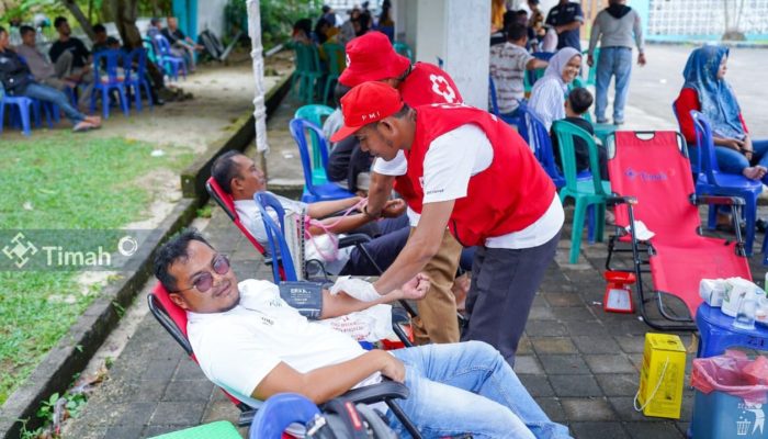 PT Timah Gandeng PMI Gelar Aksi Donor Darah, Ajak Masyarakat Peduli Sesama