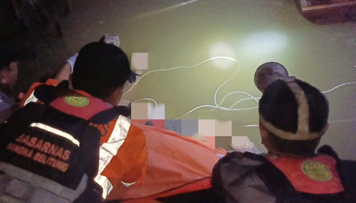 Setelah Pencarian Intens, Pemuda Manggar Ditemukan Mengapung di Sungai