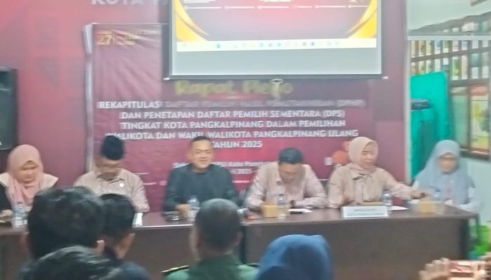 KPU Pangkalpinang Tetapkan DPS Pilkada 2025, 169 Ribu Pemilih Terdaftar