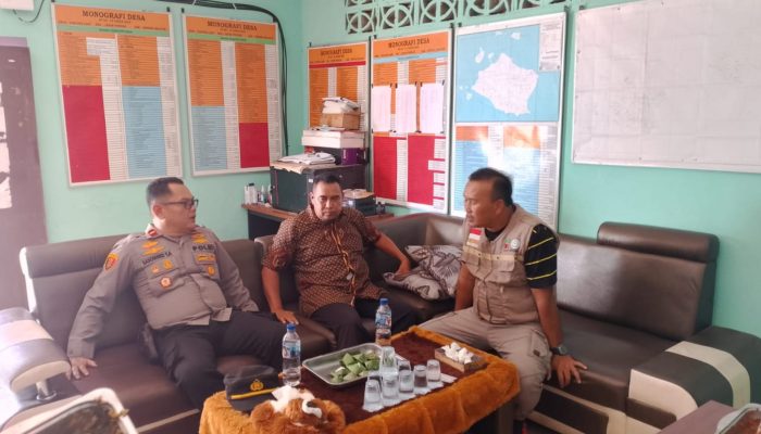 Tingkatkan Kamtibmas, Kapolsek Lepong Jalin Silaturahmi dengan Forkopimcam