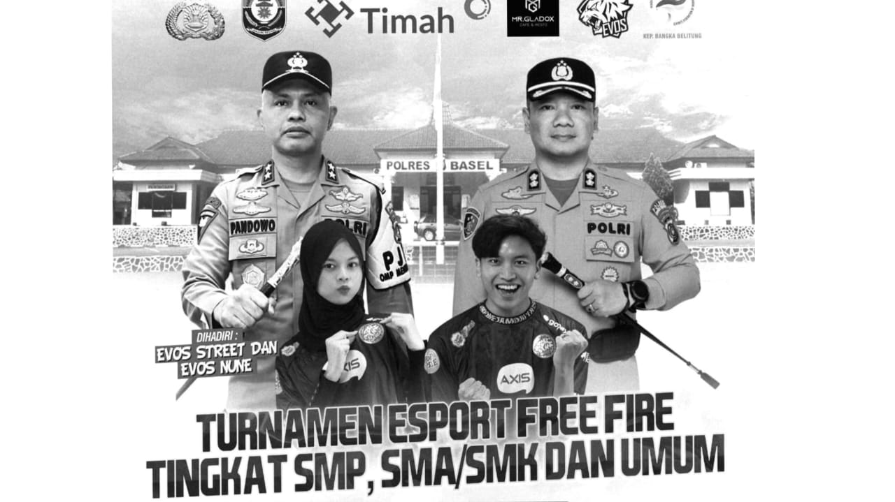 Lawan Tawuran dan Geng Motor, Polres Basel Ajak Generasi Muda Kompetisi E-Sport Free Fire Berhadiah Total 20 Juta