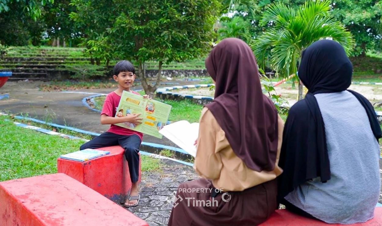 14 Tahun Eksis, Taman Baca Rumah Stannia PT Timah Jadi Surganya Anak-anak Mentok